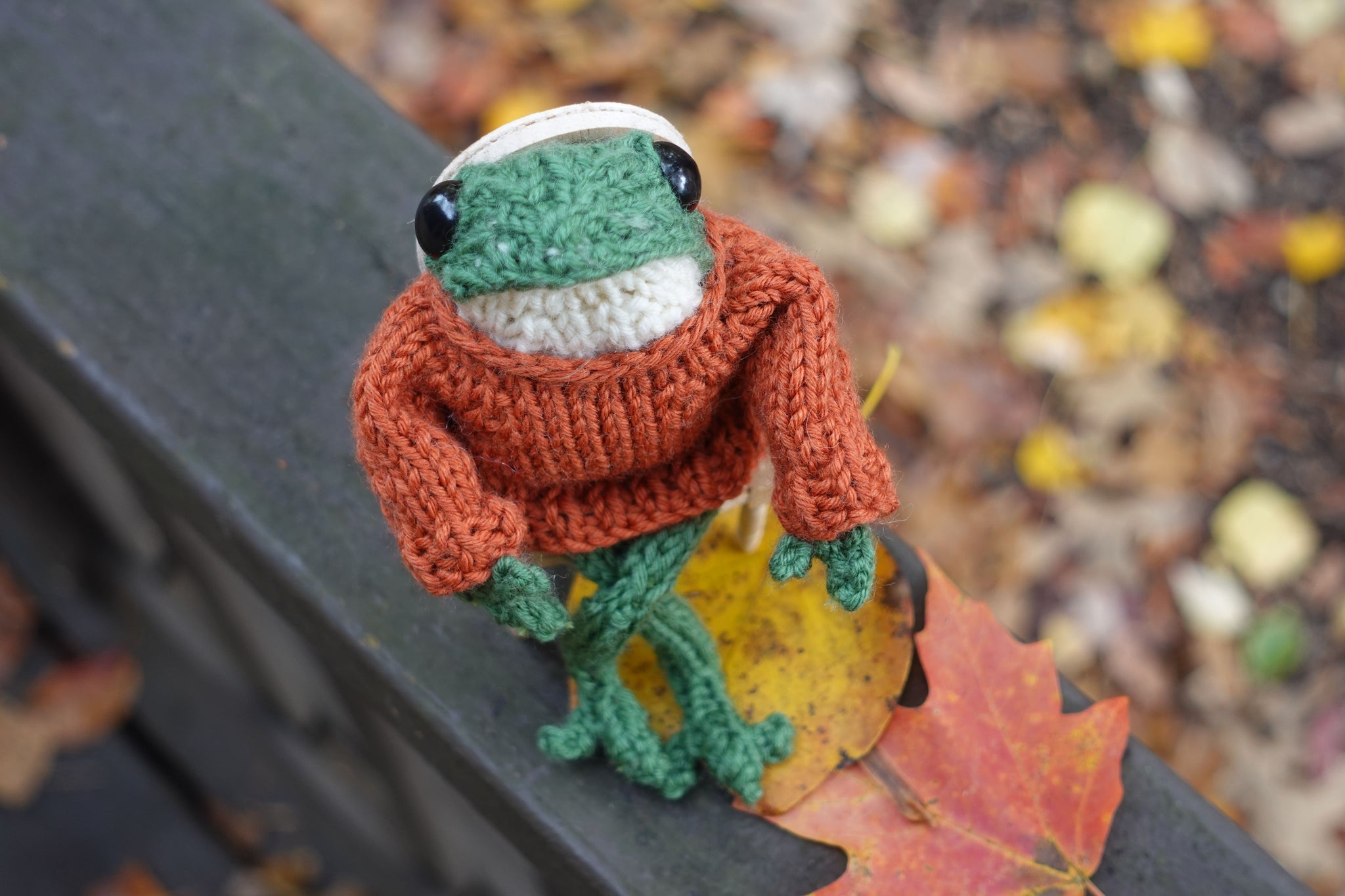 Sweaters for Fern the Frog (Fit's our 5&1/2" frog)